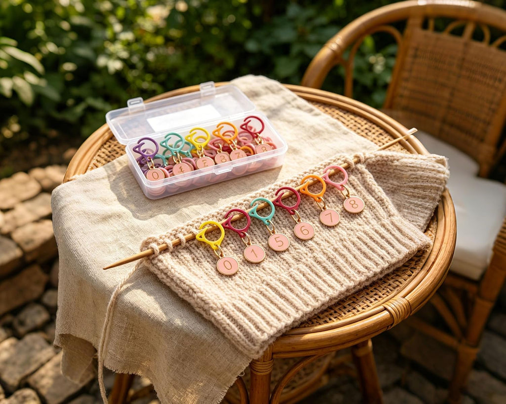 Knitting Stitch Markers Metal Stainless Steel Crochet Stitch Marker
