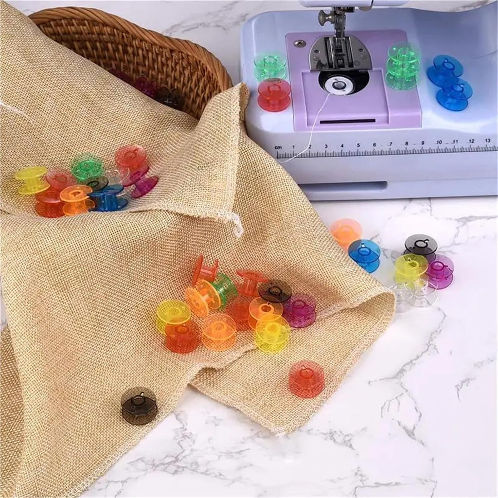 Bobbin 40/120/200pcs Plastic Bobbins Empty Spool Bobbins for Household