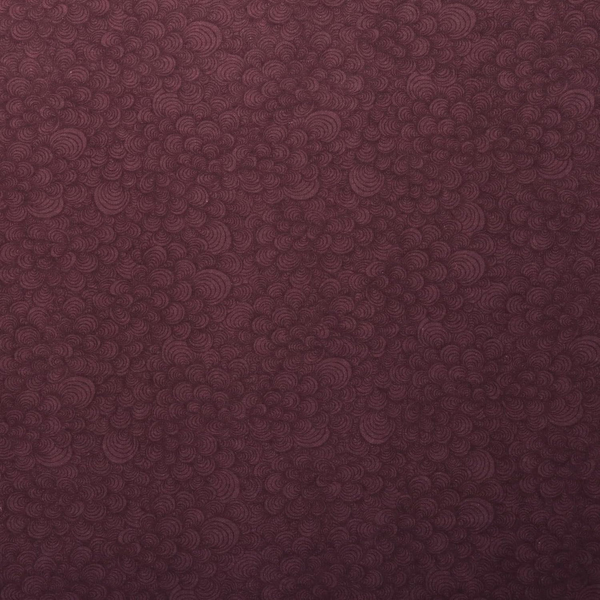 Mook Fabrics Swirly Flannel Fabric [108in. Wide], Burgundy