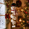 Crochet Snowman Spiral Ornament DIY Kit, Christmas Decoration