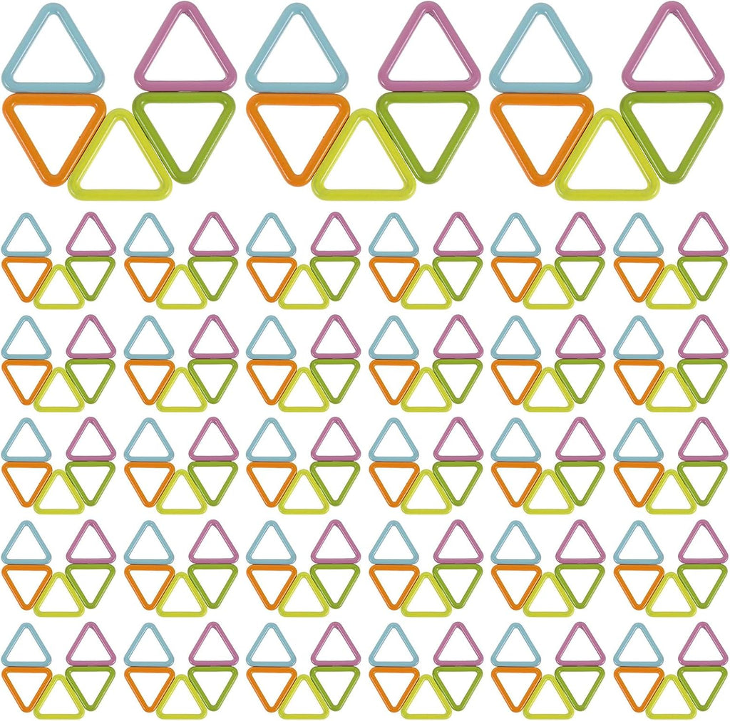 30Pcs Triangle Metal Stitch Markers for Crochet Beginners