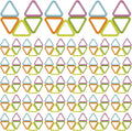 30Pcs Triangle Metal Stitch Markers for Crochet Beginners
