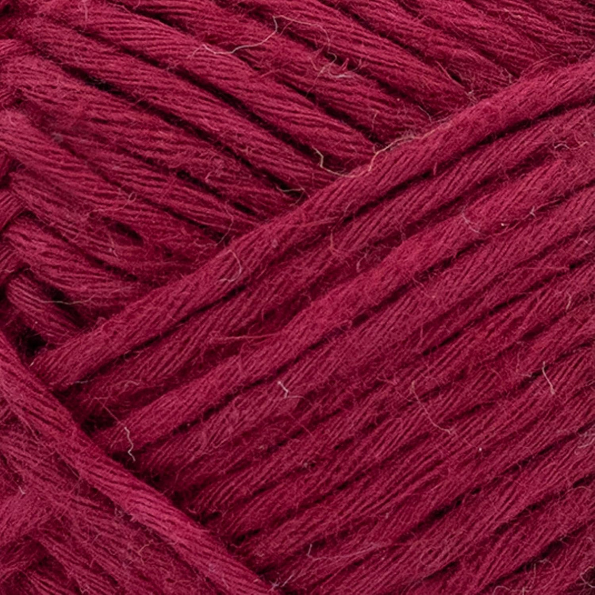 Lion Brand Yarn, Cotton Hemp Worsted Crochet Yarn, Raspberry, Red