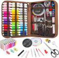 Portable Sewing Kit, 42 Color Threads, Sewing Supplies Organizer with