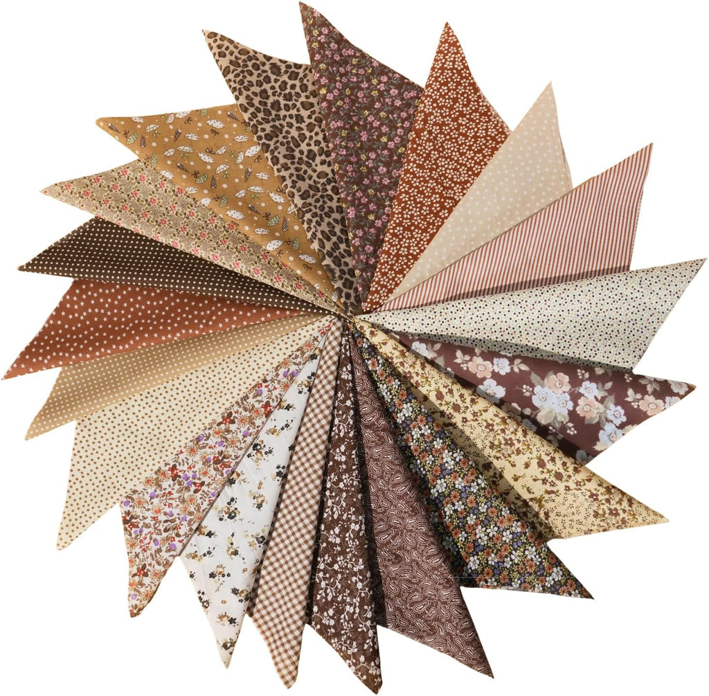 Phantomon 40 Pcs 10-Inch Precut Fabric Squares Layer Cake, 100% Cotton