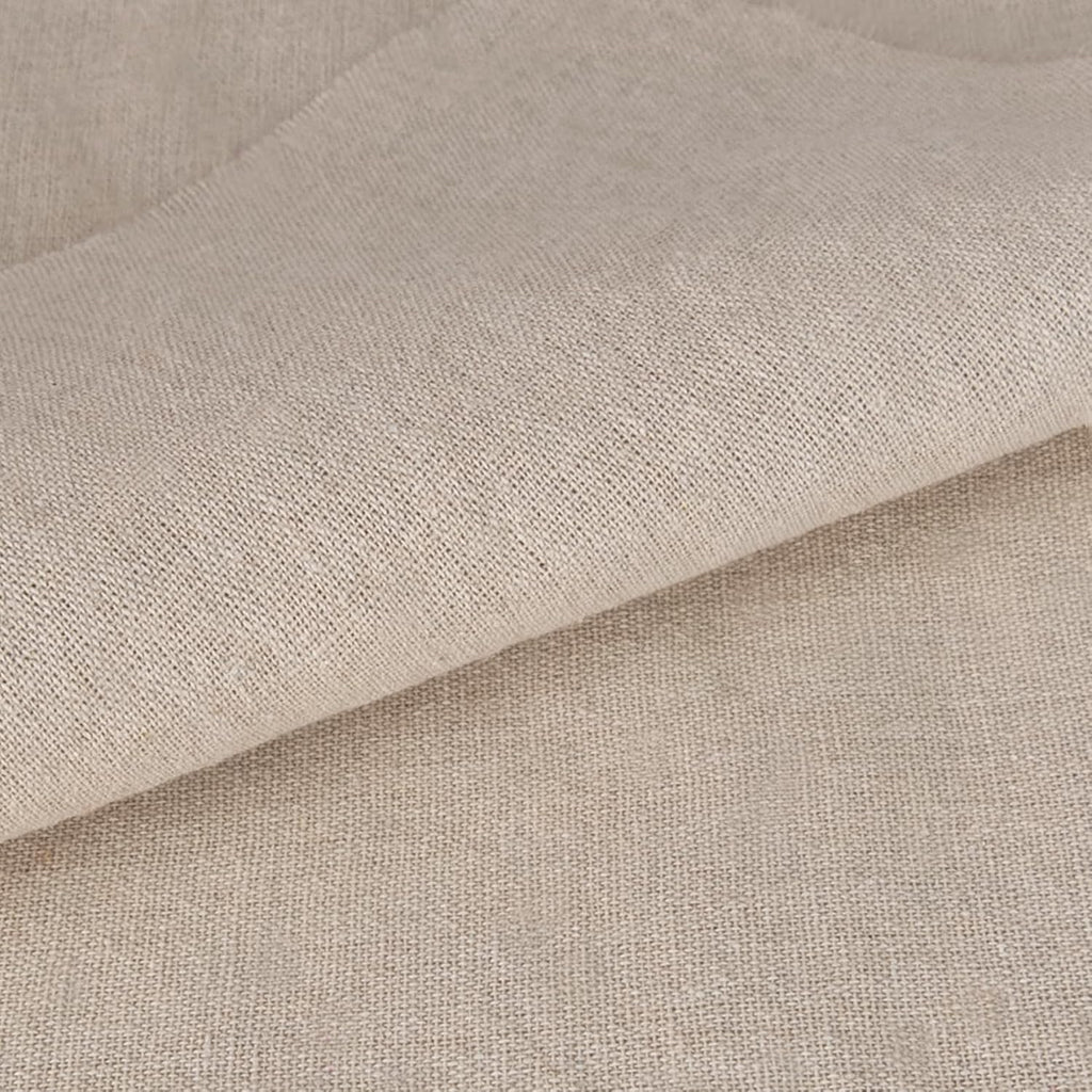Linen Fabric by the Yard Natural Color 1 Yard 62 Inch Wide