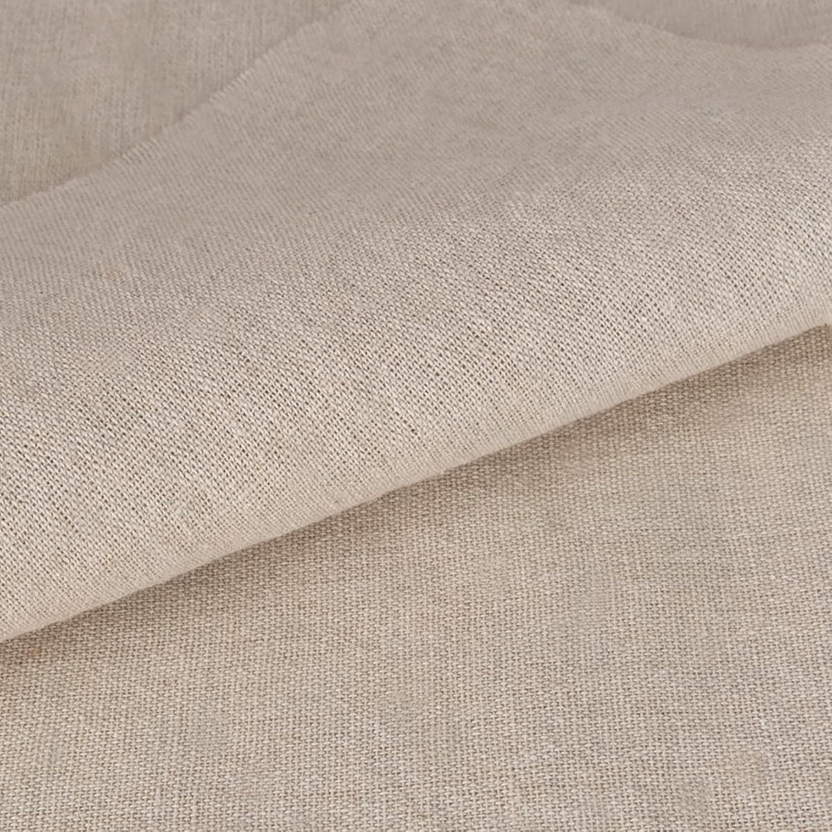 Linen Fabric by the Yard Natural Color 1 Yard 62 Inch Wide
