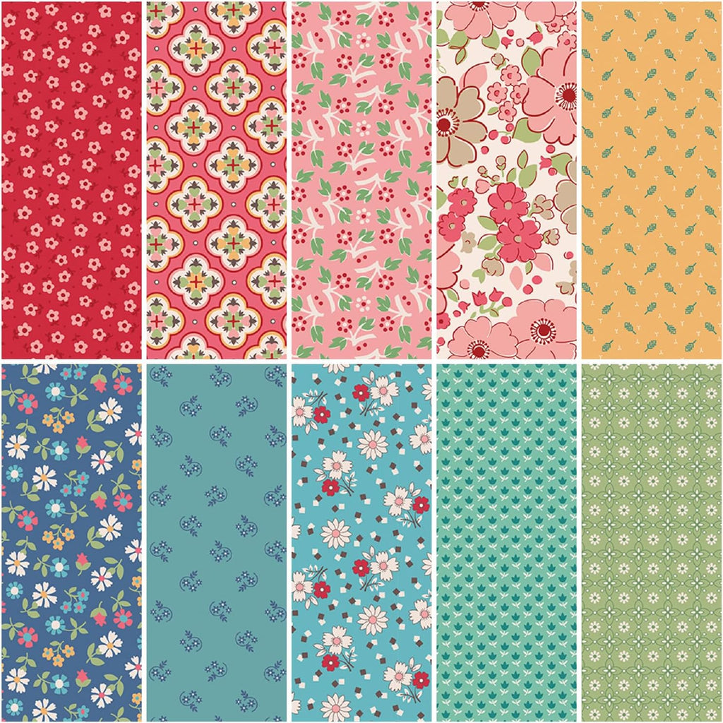 Mercantile Fat Quarter Bundle (10 Pieces) by Lori Holt for Riley Blake