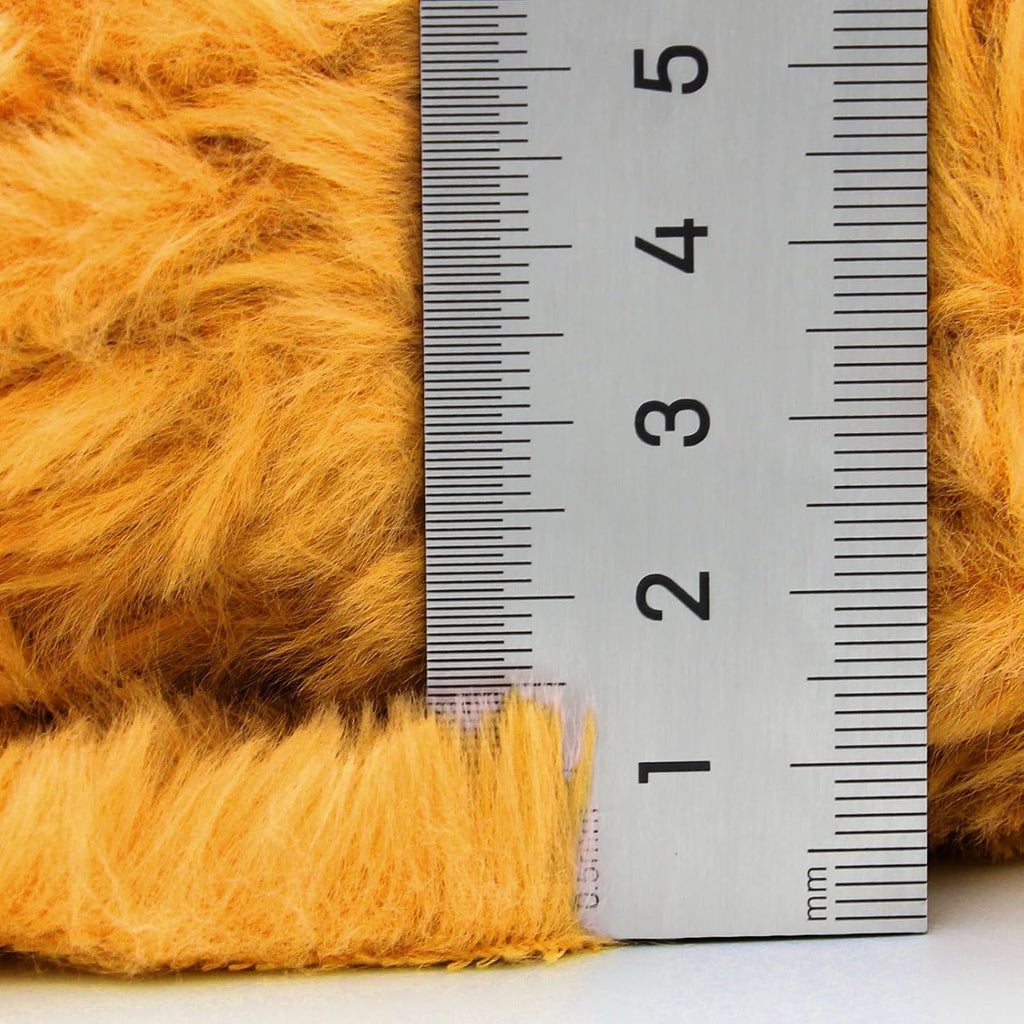 NICEEC 6 Skeins Soft Faux Fur Yarn 210yds/10.6oz- Pumpkin