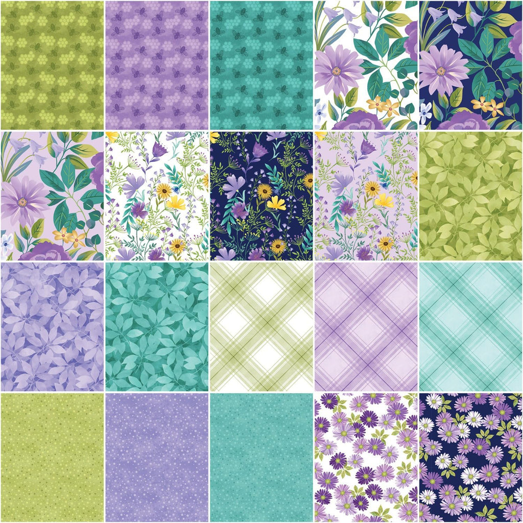 Kanvas Studio Veronica's Garden 10X10 Pack 42 10-inch Squares Layer