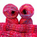 Luxury Variegated Wool Blended Yarn, 60% Polyester 20% Acrylic 10%