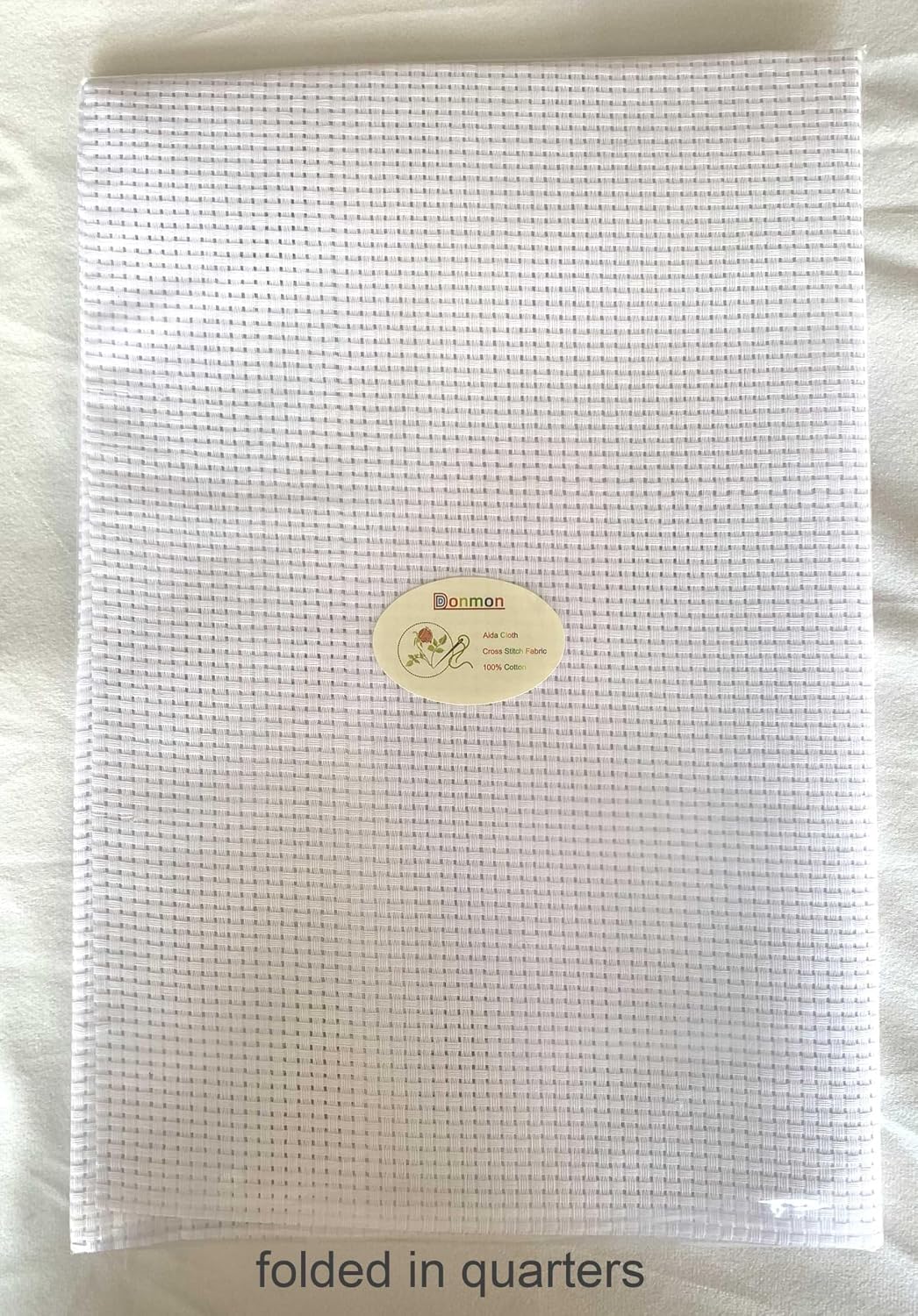 Aida Cloth 6 Count Cross Stitch Fabric,19×28inch (6CT,White)