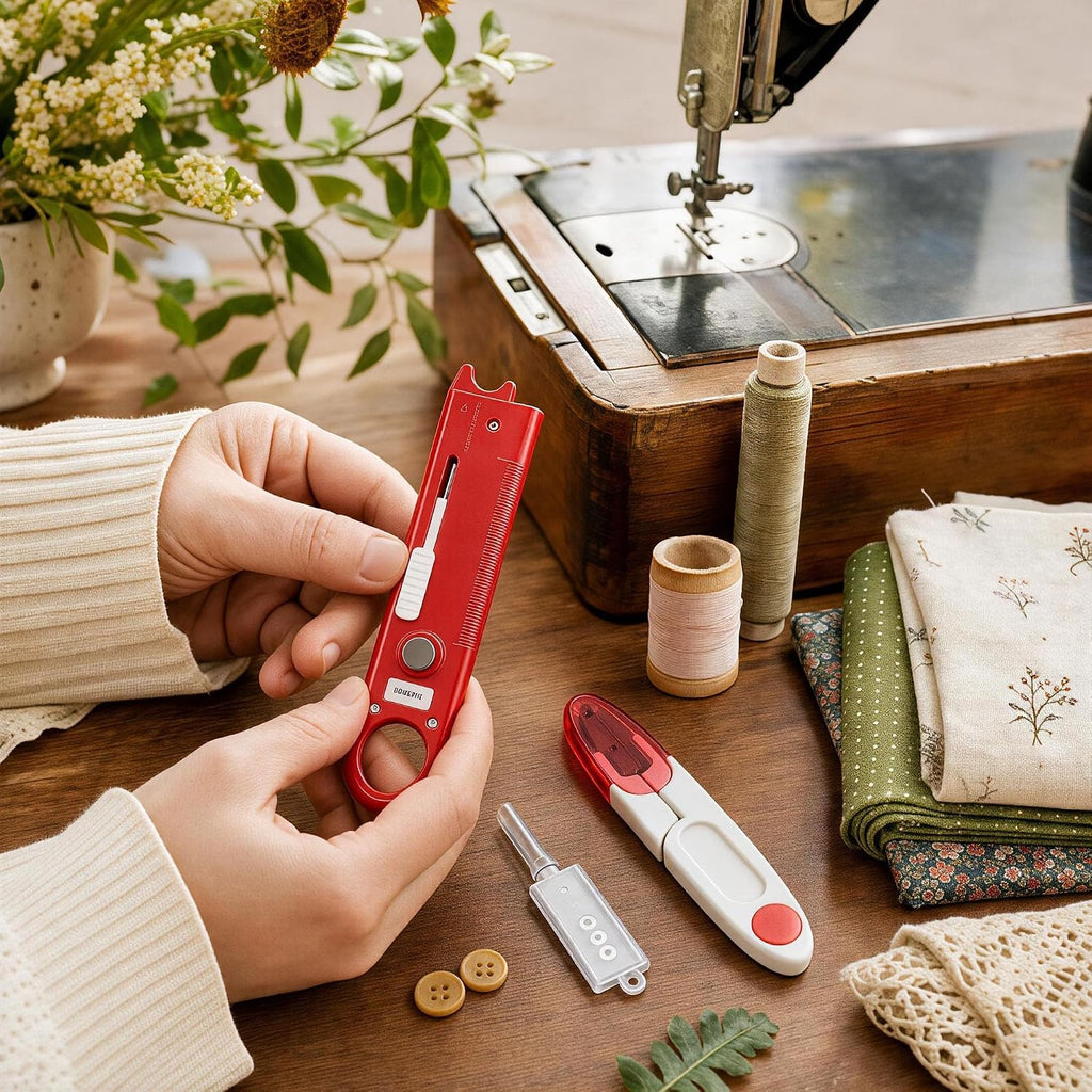 Quilive Automatic Needle Threader Tool for Sewing Machine & Hand