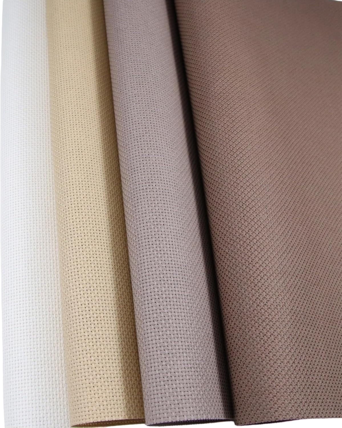 KCS 4 pc of 15" x 18" (38cmx45cm) 14 Count Cotton Aida Cloth Cross