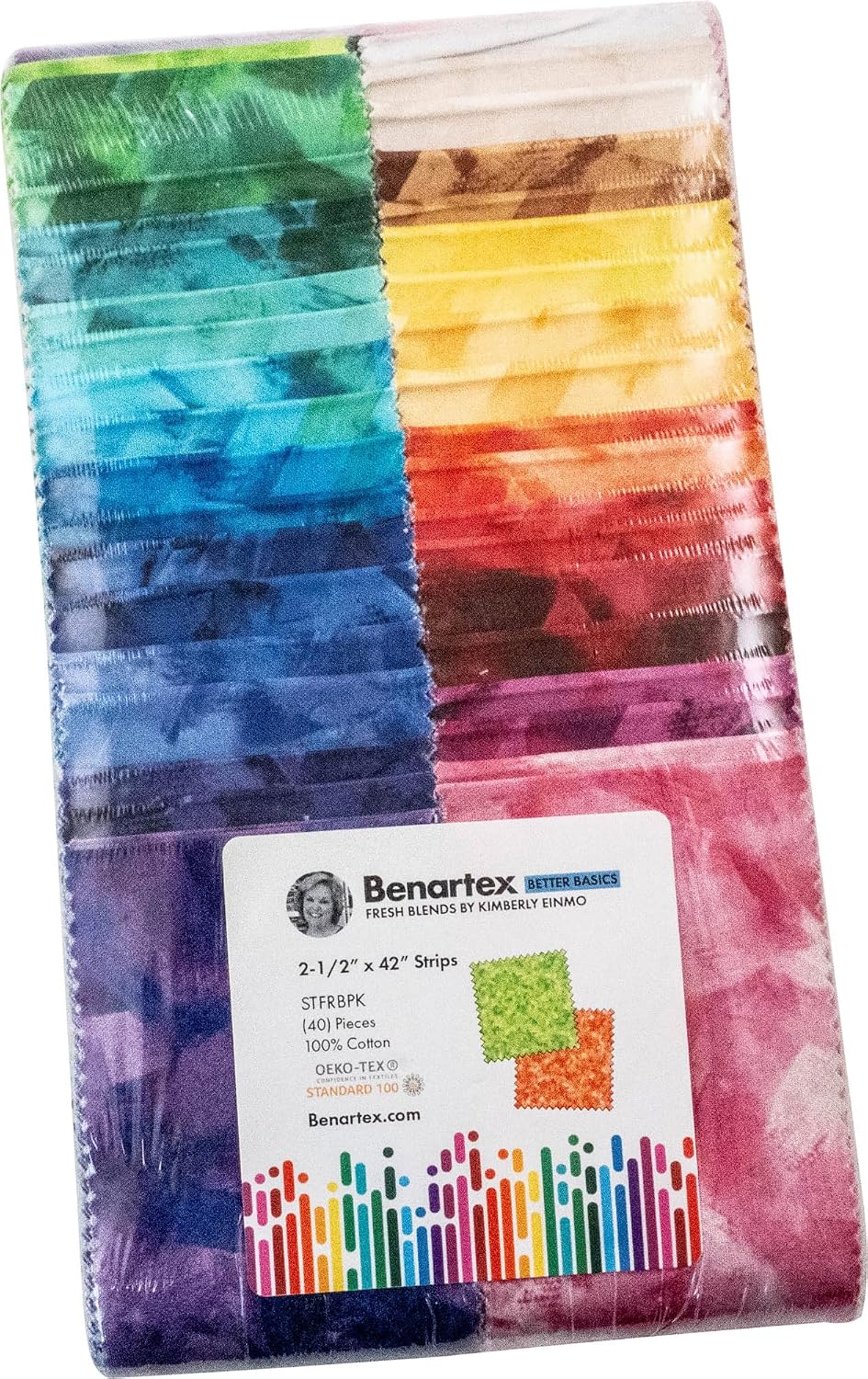 Kimberly Einmo Fresh Blends Strip-Pies 40 2.5-inch Strips Jelly Roll
