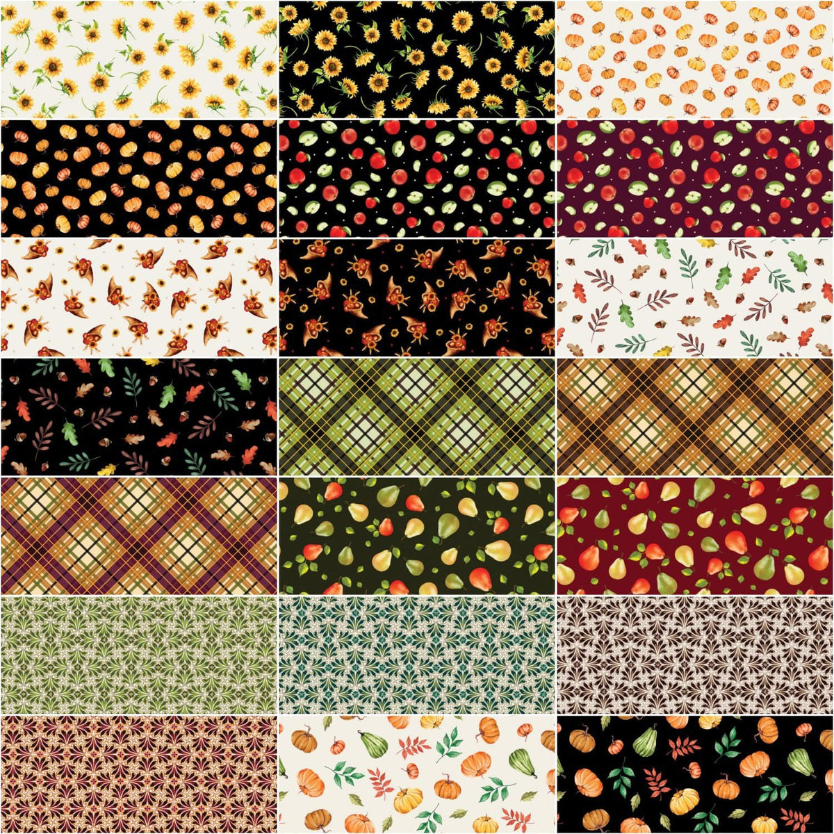 Kanvas Studio Harvest Beginnings 5X5 Pack 42 5-inch Squares Charm Pack