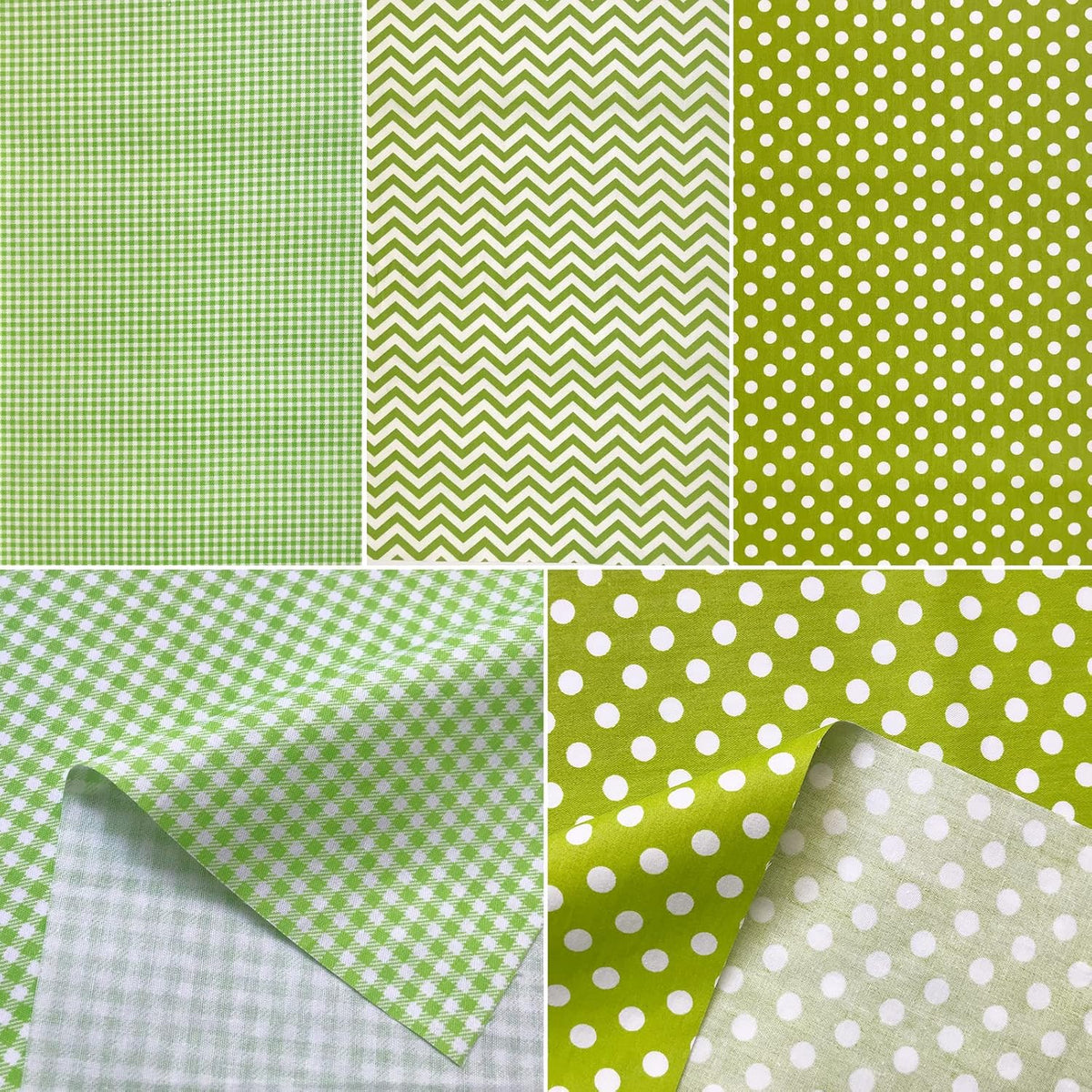 8pcs 18 x 22inches (46x56cm) Cotton Fabric Cactus Pattern Pre-Cut
