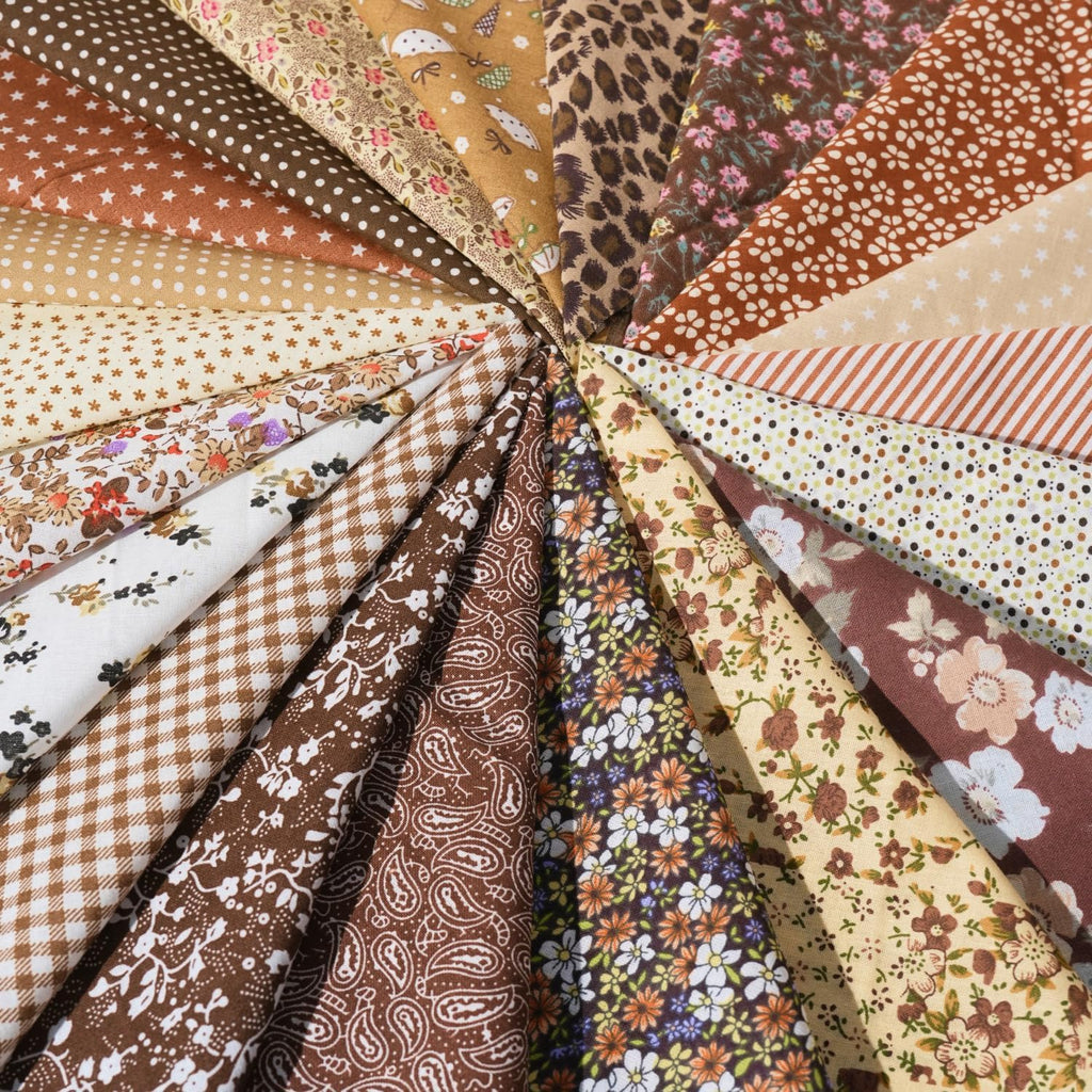 Phantomon 40 Pcs 10-Inch Precut Fabric Squares Layer Cake, 100% Cotton