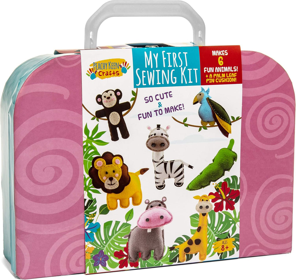 Peachy Keen Crafts Kids Sewing Kit, Learn to Sew for Ages 8-12