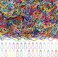 Ysleen 1500 Pcs Calabash Crochet Stitch Markers Bulb Safety Pin