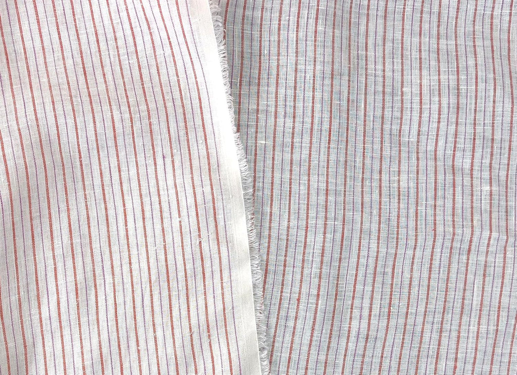 100% Linen Woven Fabric – Pre-Washed Soft Touch – Lightweight Varied