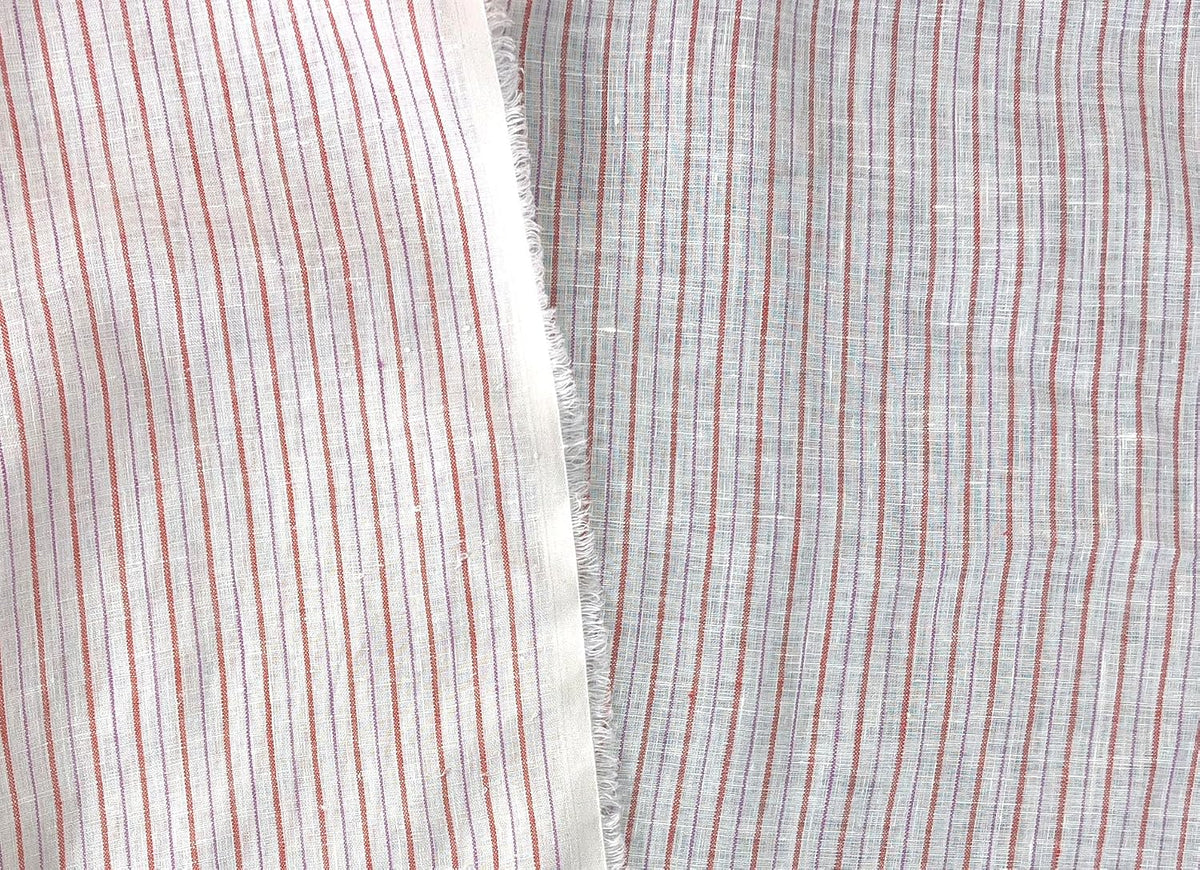 100% Linen Woven Fabric – Pre-Washed Soft Touch – Lightweight Varied