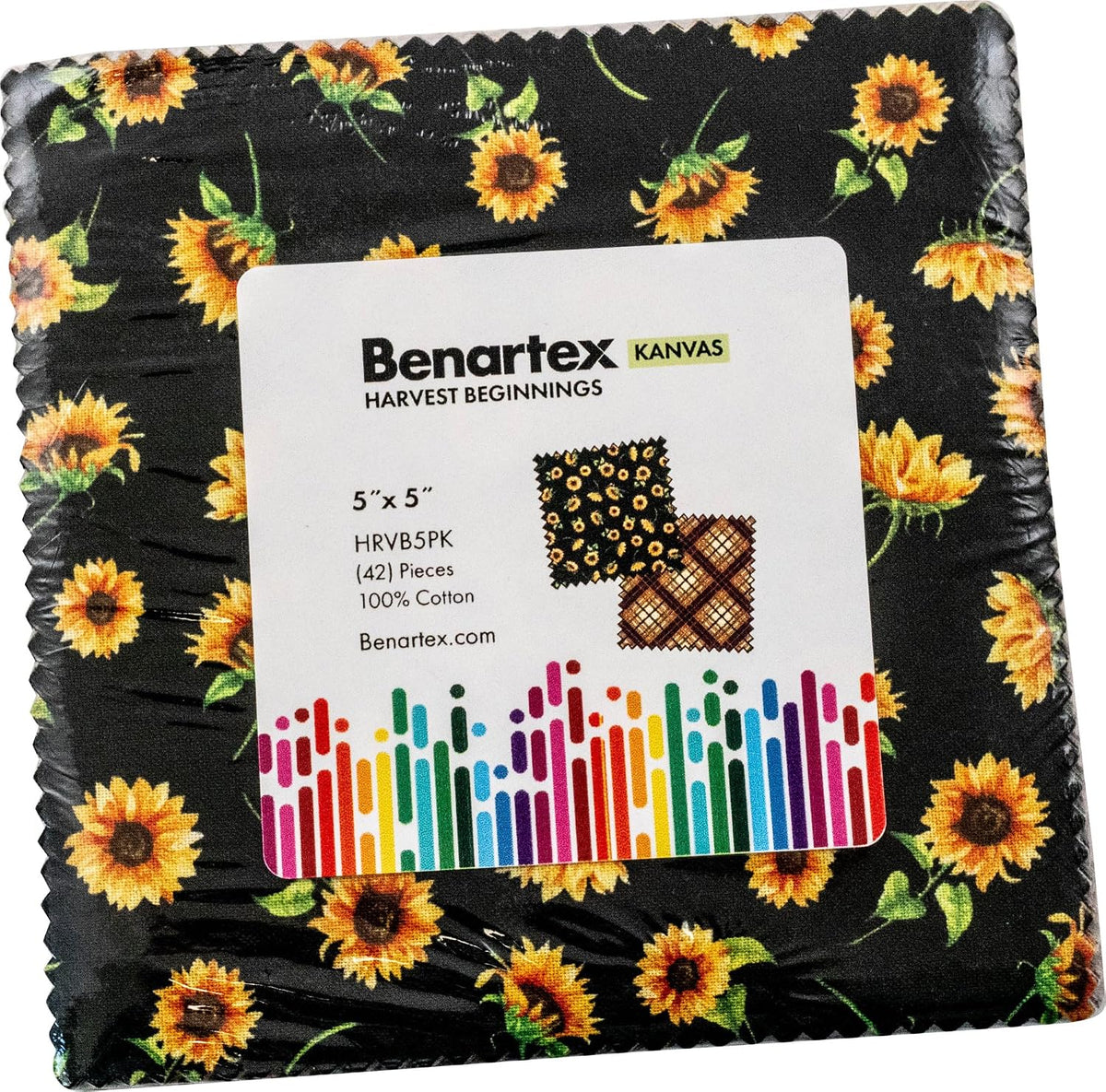 Kanvas Studio Harvest Beginnings 5X5 Pack 42 5-inch Squares Charm Pack