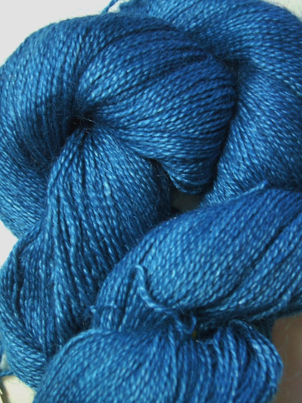 Malabrigo Baby Silkpaca Tuareg 098 Blue Alpaca Silk Lace Yarn