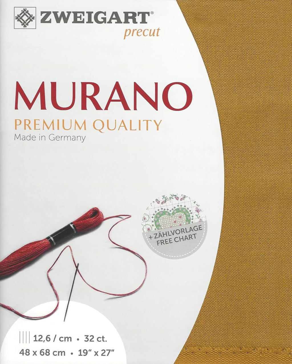 Wizardi Zweigart Murano 32 Count Evenweave Cross Stitch Fabric