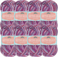 JubileeYarn Cotton Select Yarn - Mystical Grape - 8 Skeins