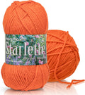 Mary Maxim Starlette Yarn, Soft Acrylic Yarn, 3.5 OZ 180 Yards Burnt
