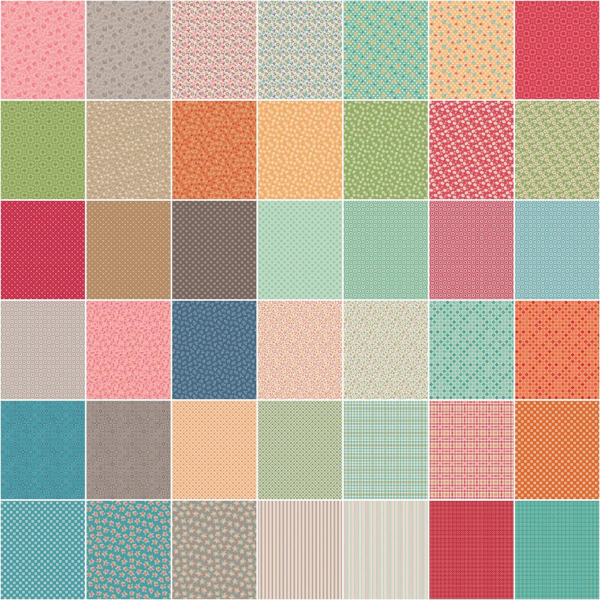 Lori Holt Farmer's Daughter 10" Stacker 42 10-inch Squares Layer Cake
