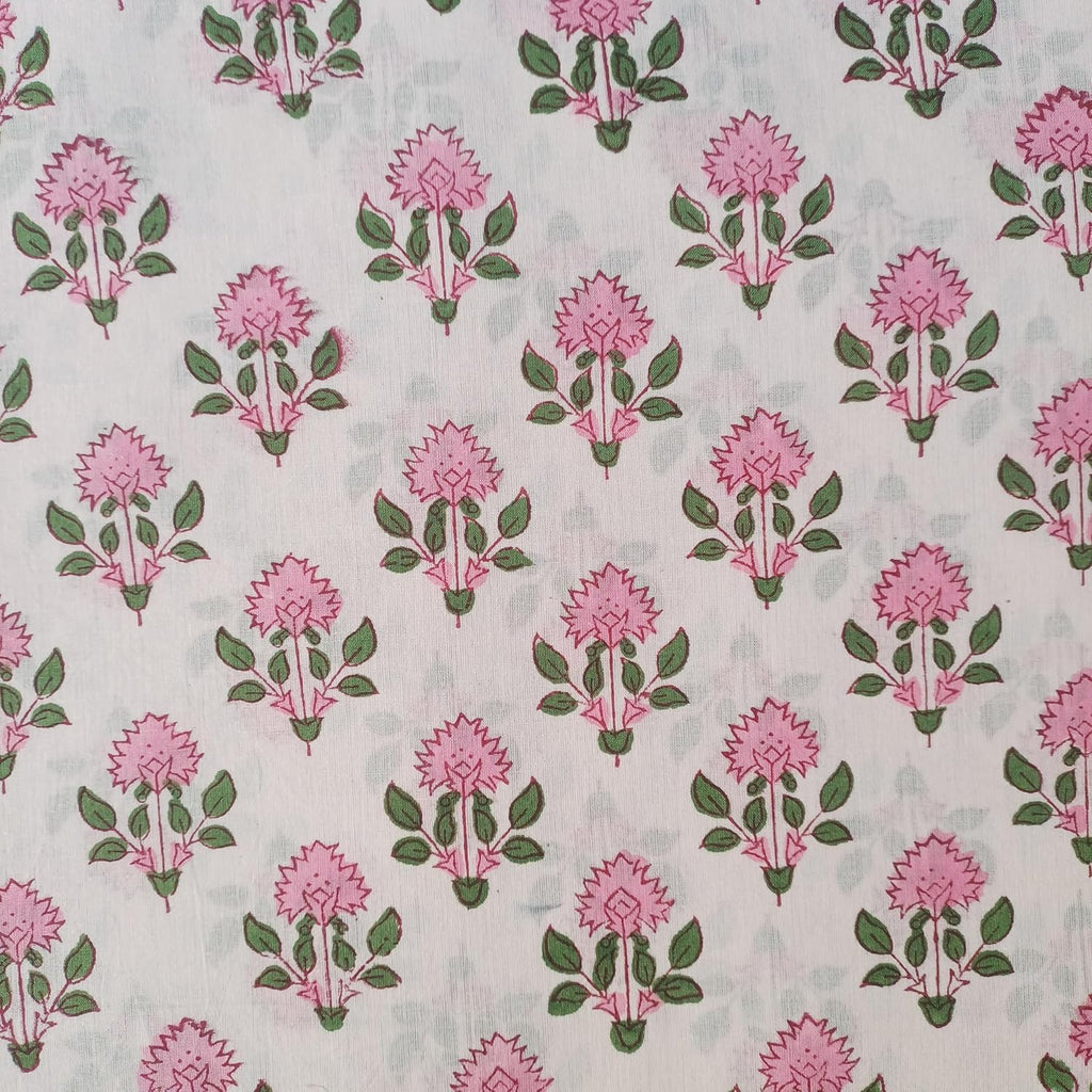 E-Tailor® Indian Handmade Ethnic 100% Cotton Running Hand Block Print