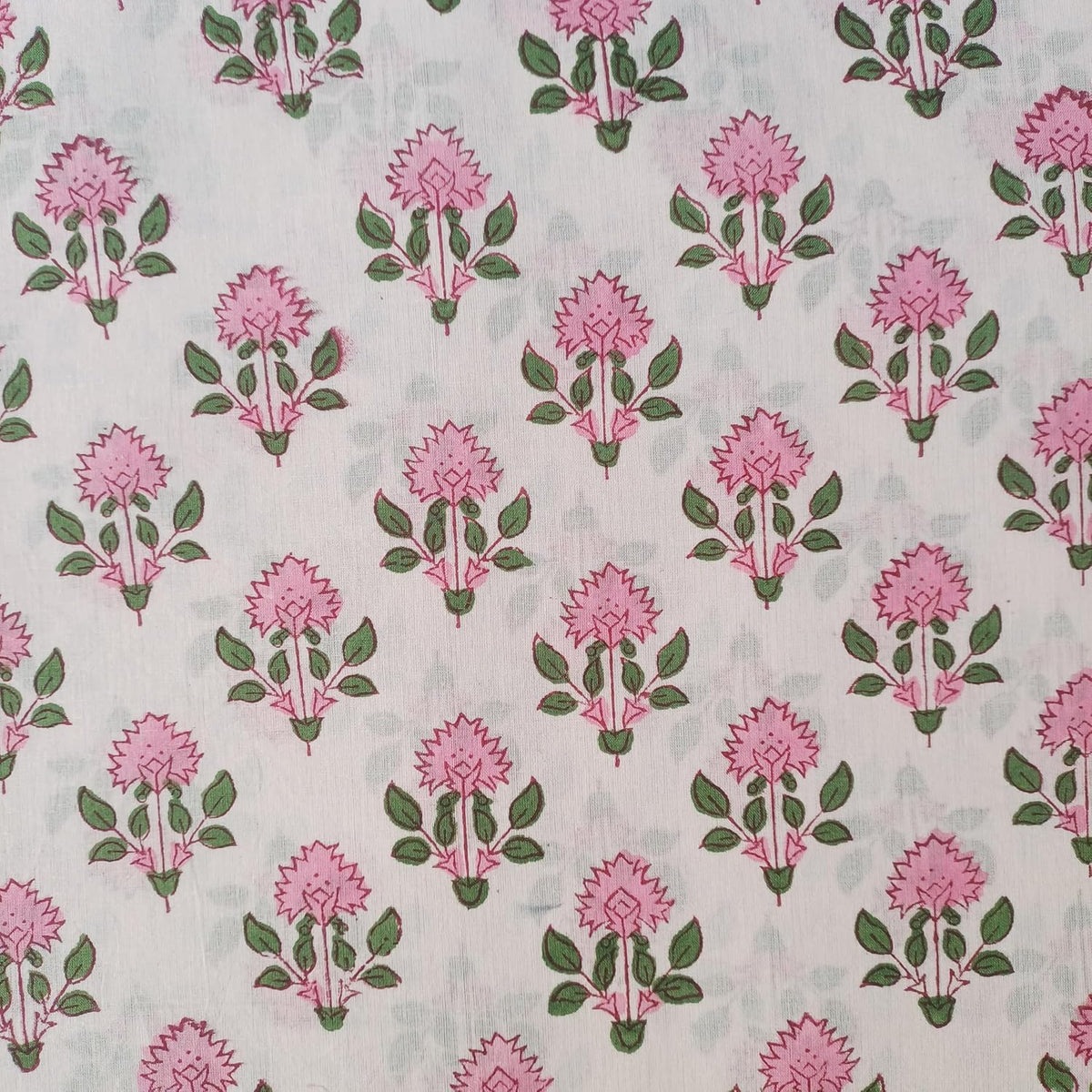 E-Tailor® Indian Handmade Ethnic 100% Cotton Running Hand Block Print
