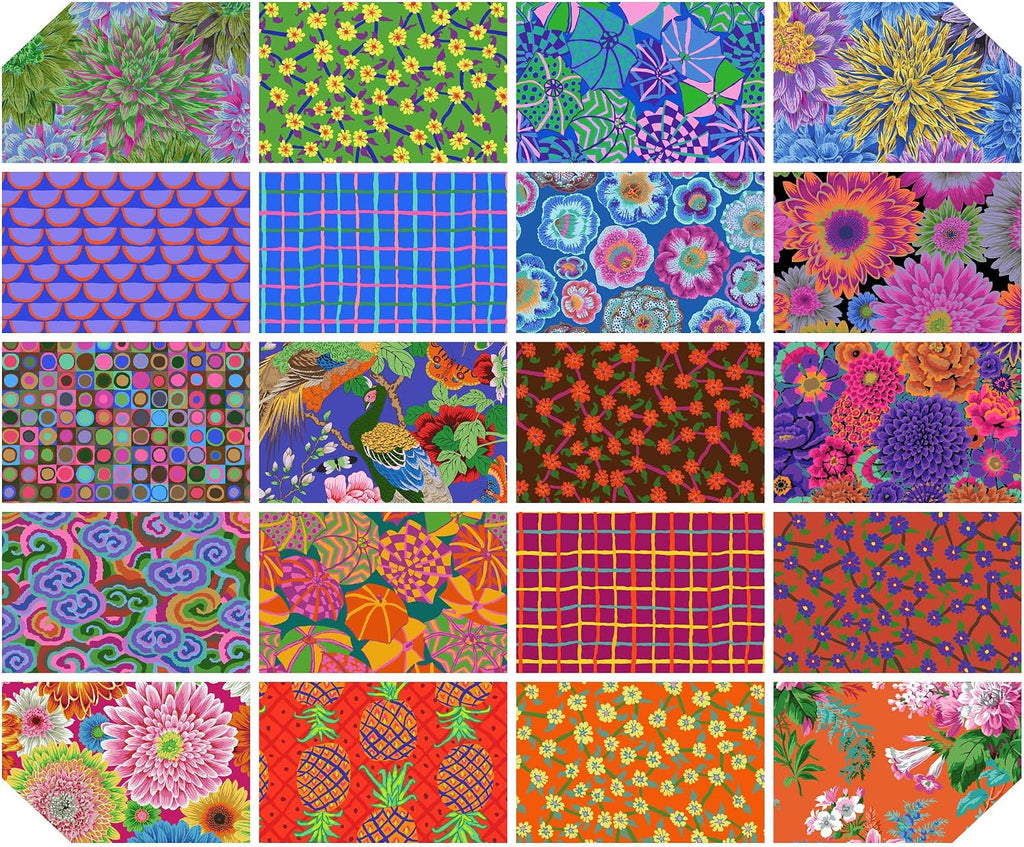 Kaffe Fassett Collective August 2026 Jewel 20 Fat Quarters FreeSpirit