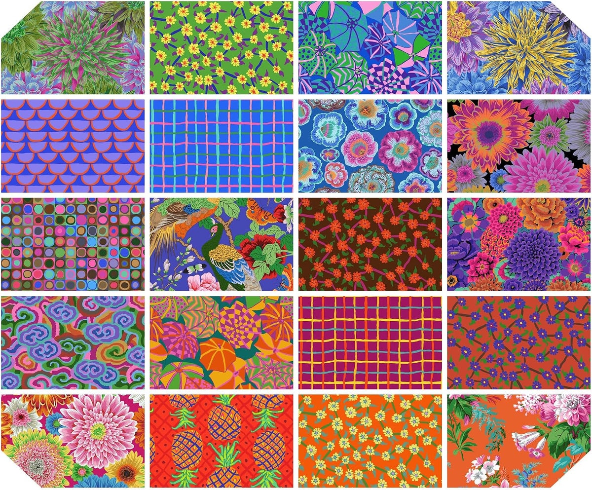 Kaffe Fassett Collective August 2026 Jewel Charm Pack 42 5-inch