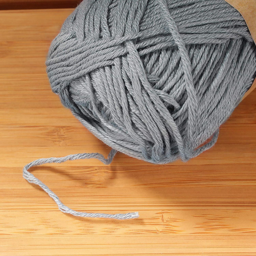 JubileeYarn Bamboo Cotton Sport Yarn - Faded Glacier Blue - 8 Skeins