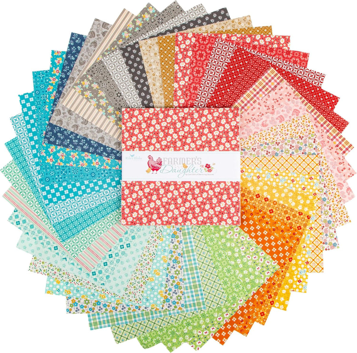 Lori Holt Farmer's Daughter 10" Stacker 42 10-inch Squares Layer Cake
