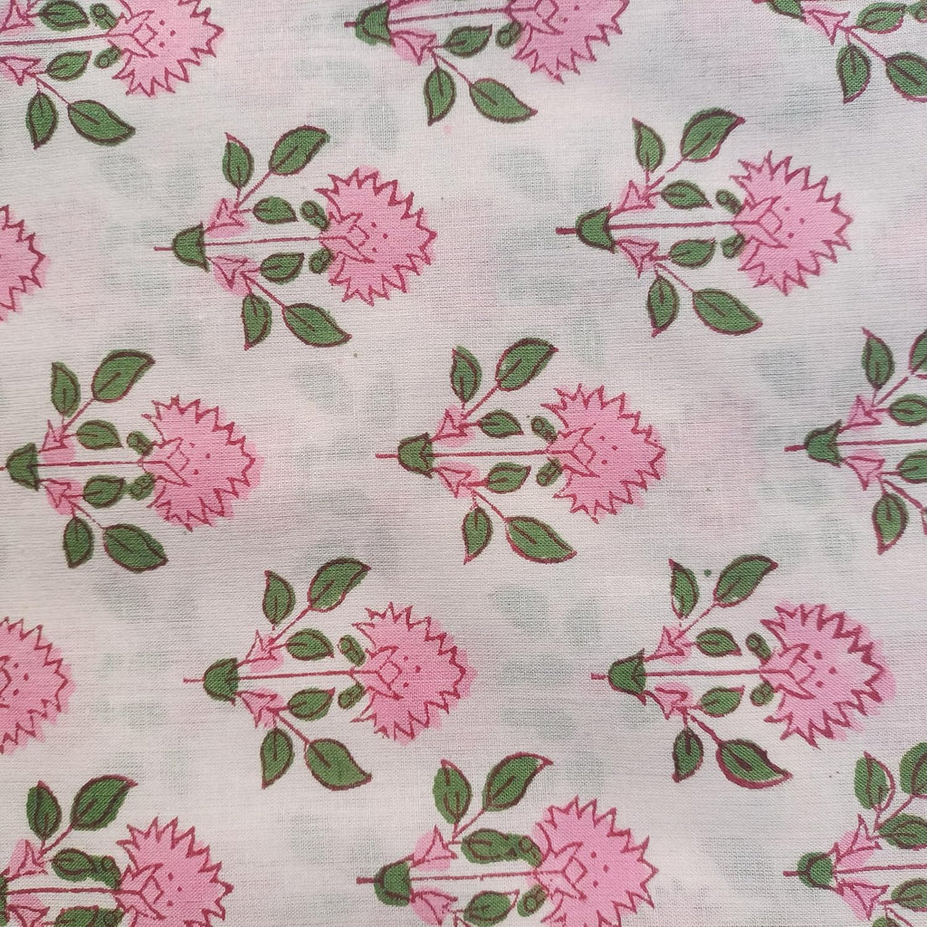 E-Tailor® Indian Handmade Ethnic 100% Cotton Running Hand Block Print