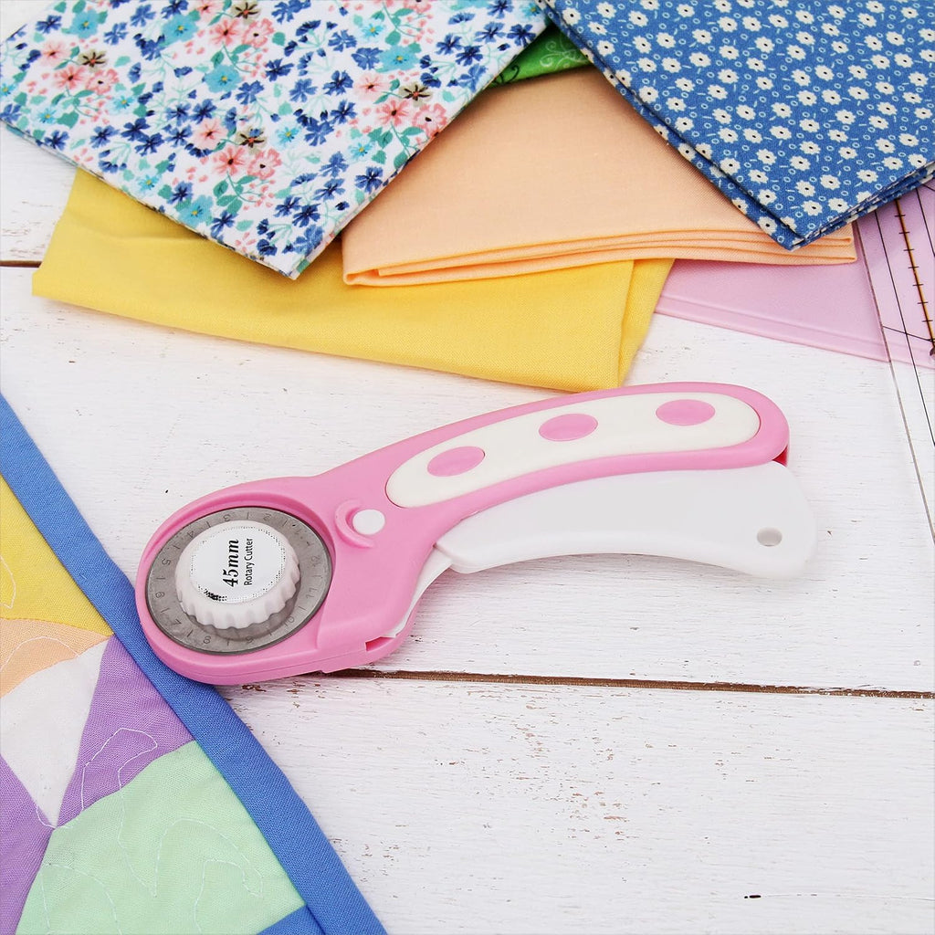 Threadart Ergonomic 45mm Rotary Cutter 45mm Blade Premium Long Life