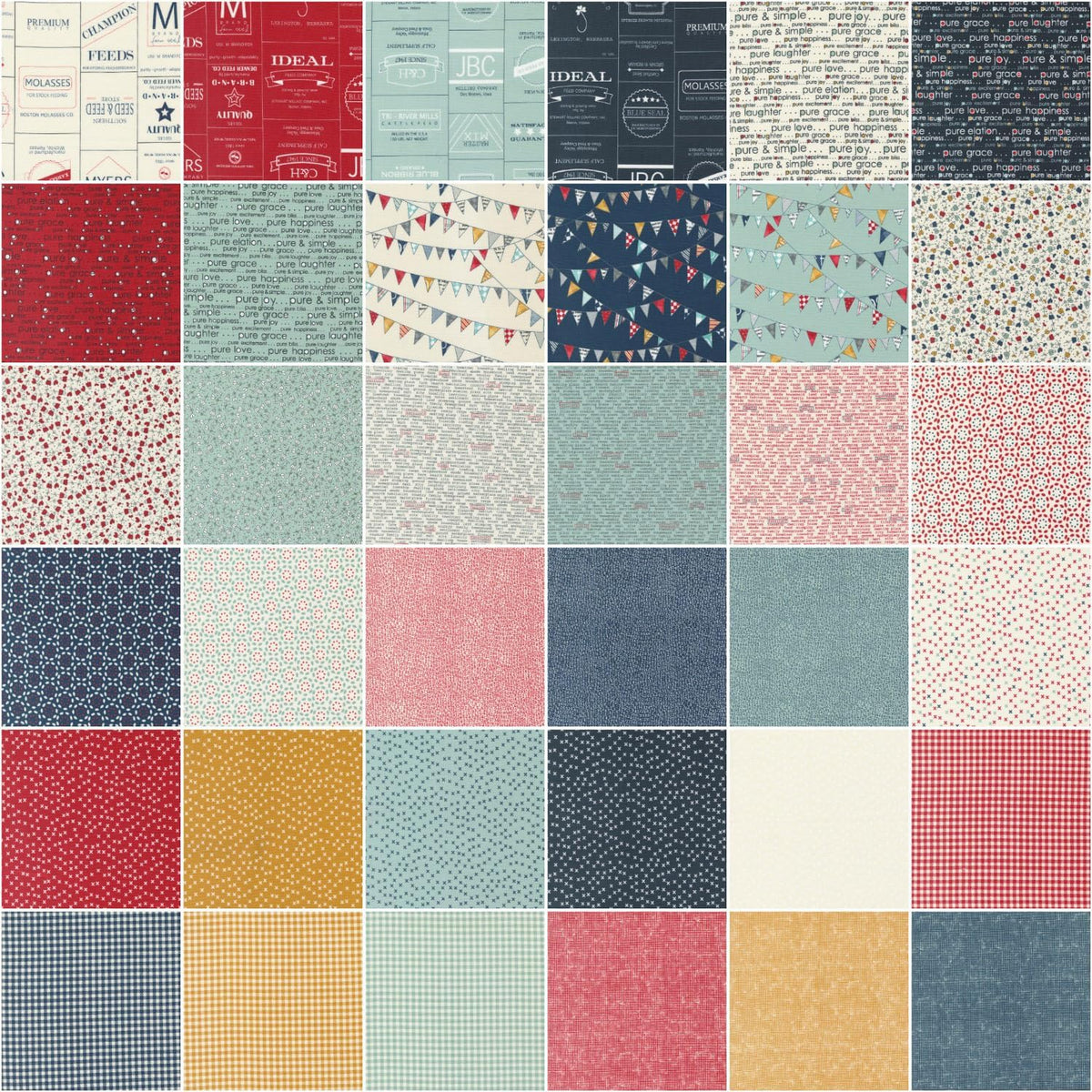Vintage Charm Pack By Sweetwater 5-inch Precut Fabric Squares (42 pcs)