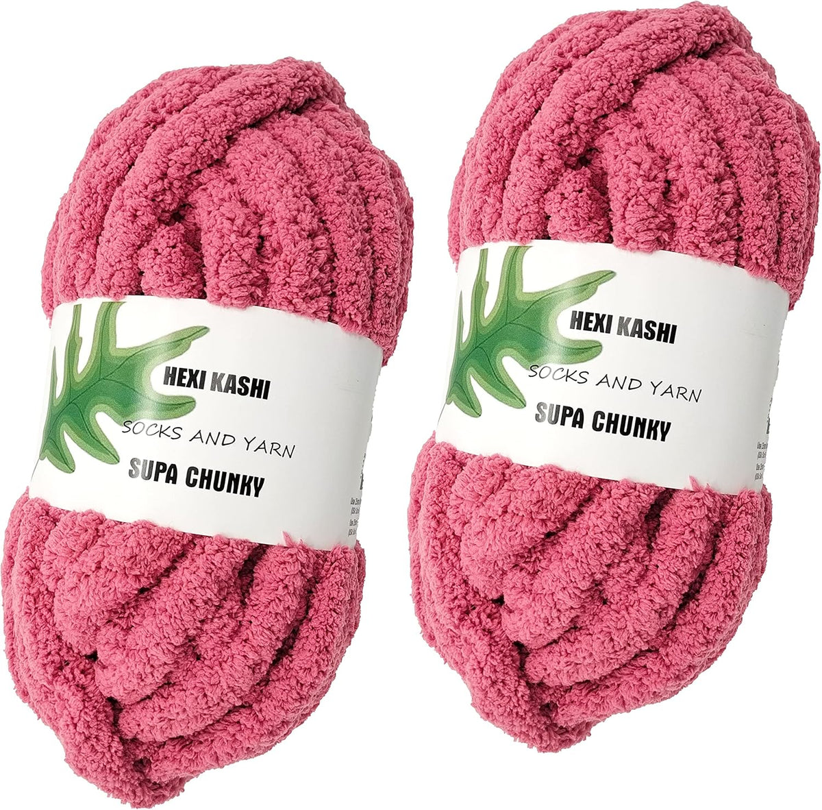 DDL&HEXI 2 Park Super Chenille Chunky Yarn,Blanket Making Kit,Jumbo