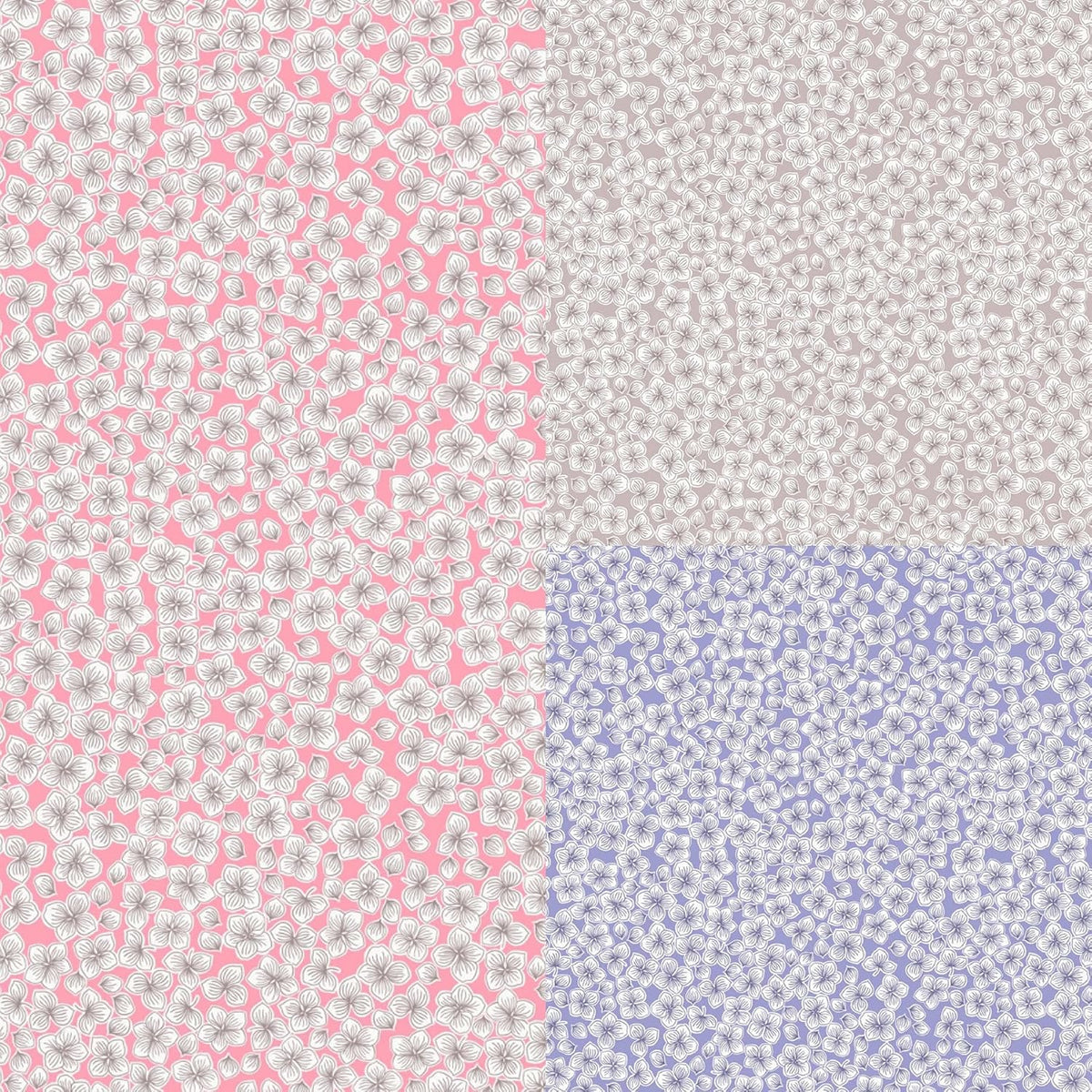 Lewis & Irene Love Blooms Fabric Collection 20 Piece Fat Quarter