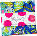 Tula Pink Floral Reef Charm Pack 42 5-inch Squares FreeSpirit Fabrics