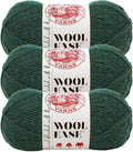 Lion Brand Yarn, Wool-Ease Knit Yarn, Forest Green Heather, Green