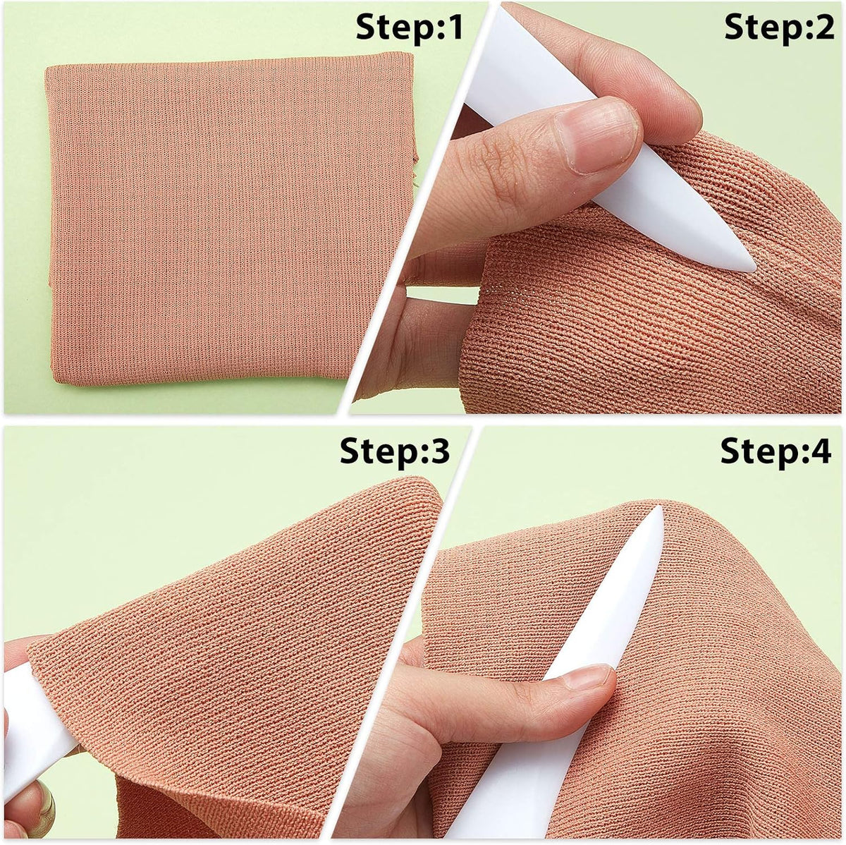 Outus 3 Pcs Point Turner Seam Creaser Tool for Sewing Quilting