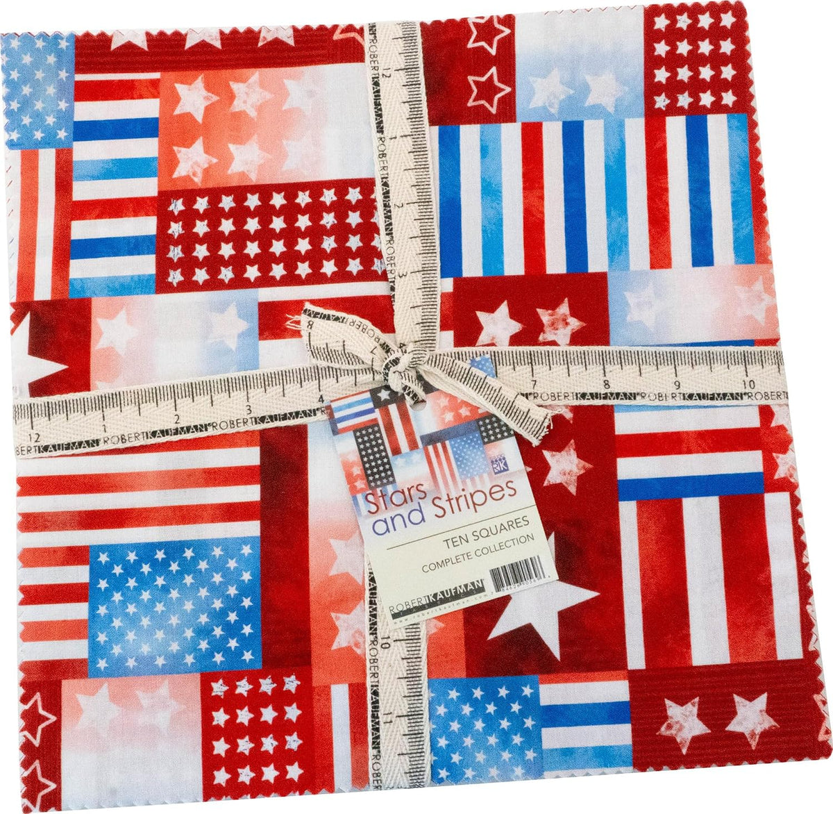 Stars and Stripes Ten Square 42 10-inch Squares Layer Cake Robert