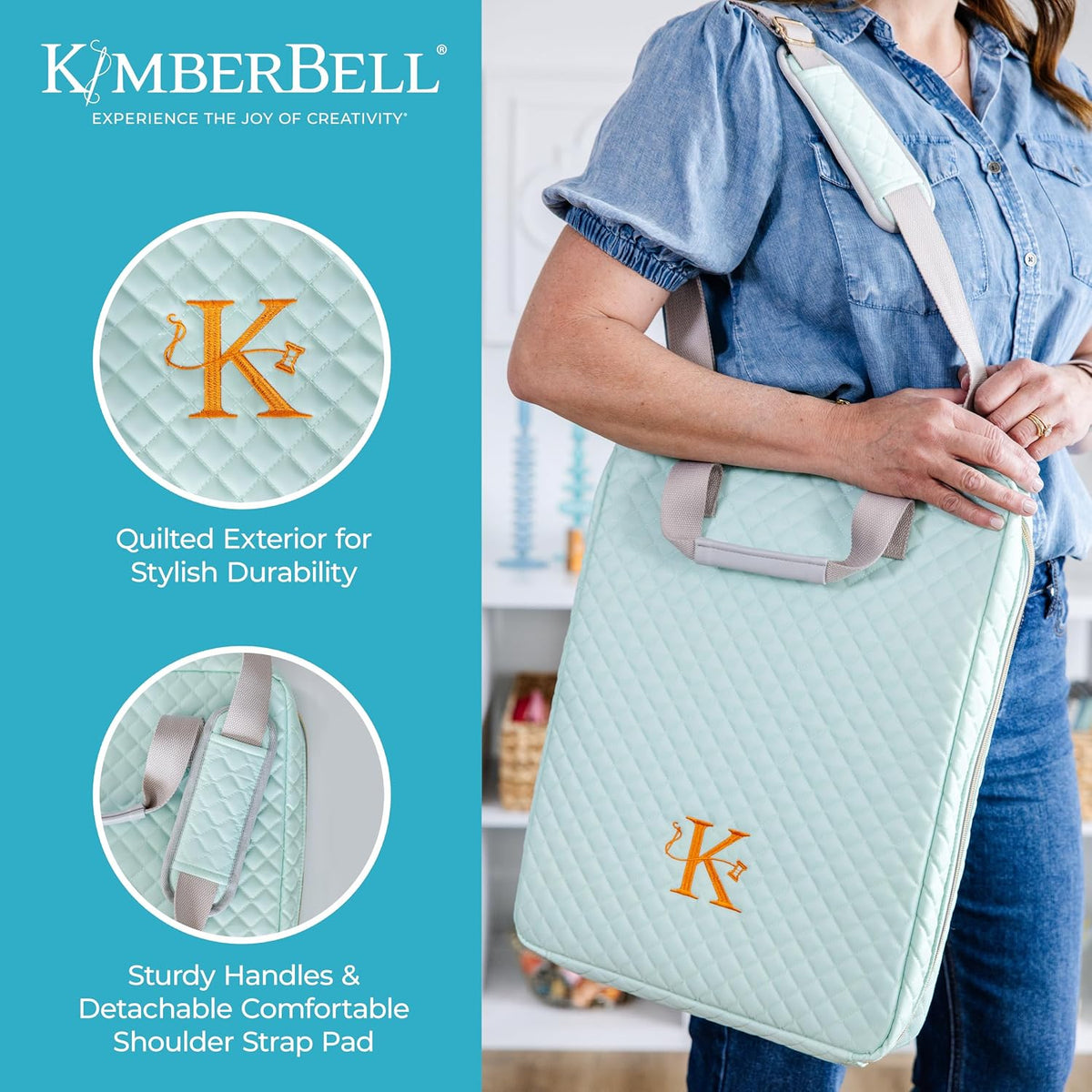 Kimberbell Tool Tote - Embroidery Bag for Quilting Supplies