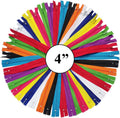 KGS Nylon Zippers for Sewing Crafts | 10 Assorted Colors | Rainbow