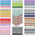 100pcs Cotton Fabric Squares – 9.8" x 9.8" Fabric Bundles for Sewing